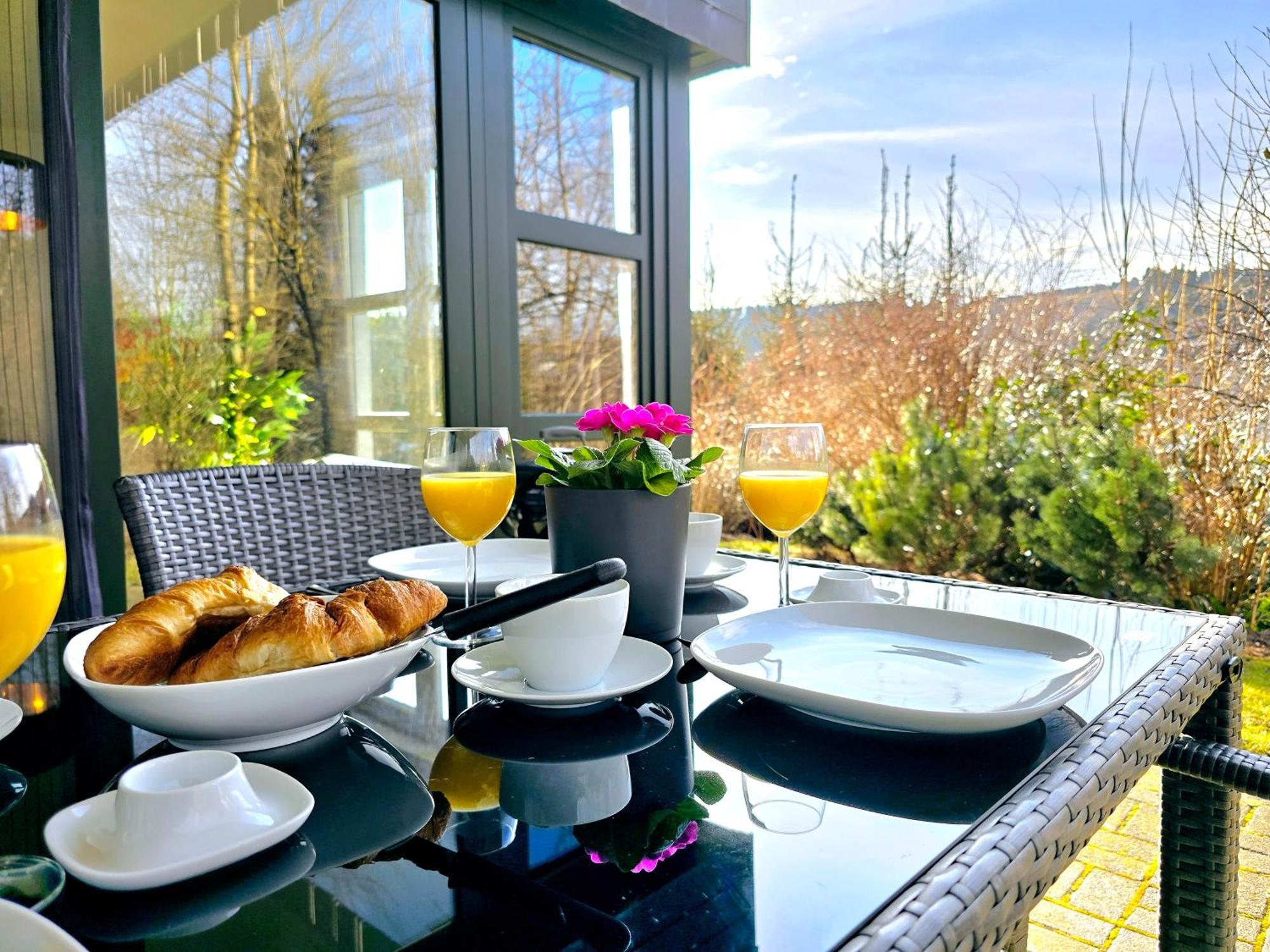 Ferienwohnung Fuchsbau Mit Kamin & Terrasse & Hunde Winterberg Bagian luar foto